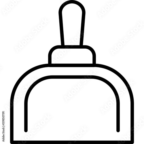 Dust Pan Icon Vector Element