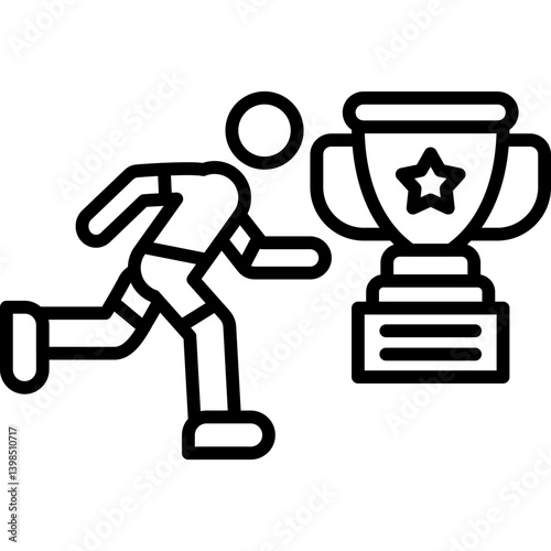 Marathon Icon Vector Element