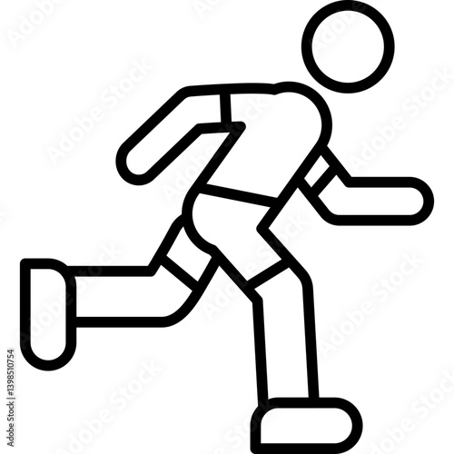 Runner Icon Vector Element