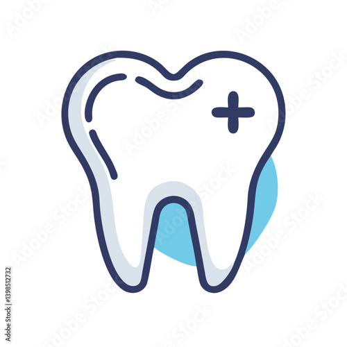  Healthy Tooth Medical Illustration