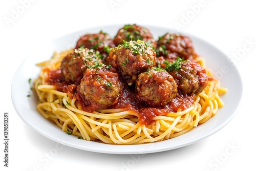 spaghetti with meatballs