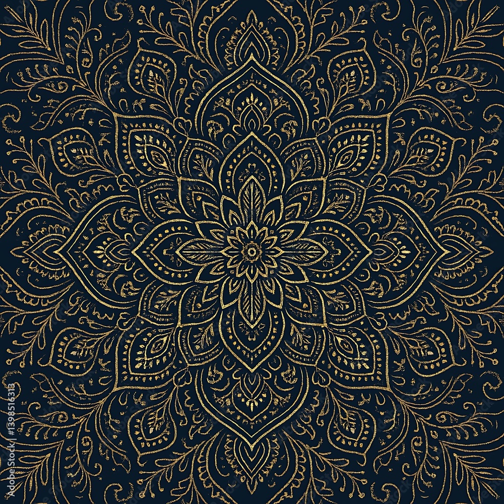Floral mandala pattern 