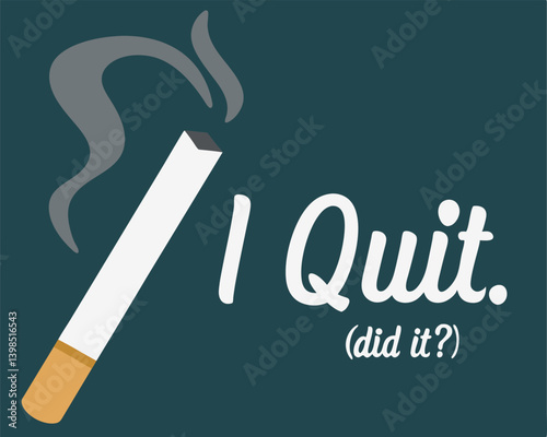 I Quit Smoking? Funny Anti-Tobacco Motivation with Cigarette Smoke