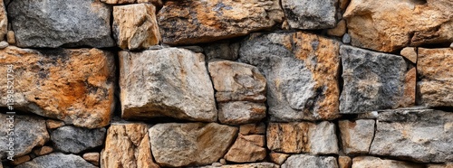 Light Brown Rock Texture Seamless Stone Wall Cover for Background and Design Projects