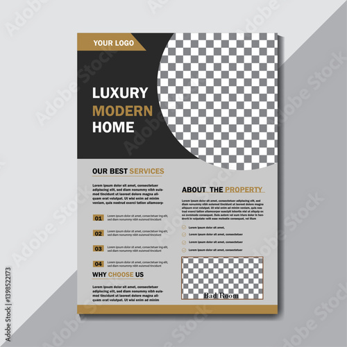 Creative modern design corporate  and simple clean template vector flyer design. 