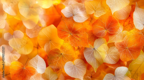 Autumnal Hydrangea Leaves Arrangement