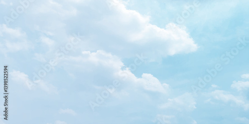 sunny sky blue light watercolor background. Aquarelle painting brush effect card paper textured canvas cloudy smoke space for text, entertaining card, template. aquamarine color graphics illustration
