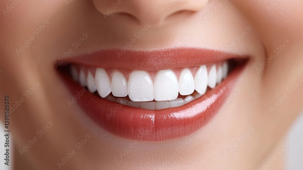Fototapeta premium Radiant Smile of a Healthy Female