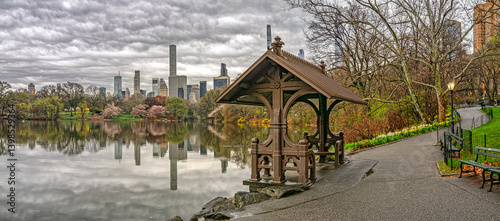 Central Park, New York City at the lake