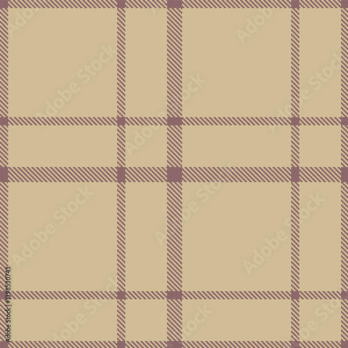 Pastel reddish grey Tartan patterns fabric texture. Elegant Rich putty Seamless Tartan
