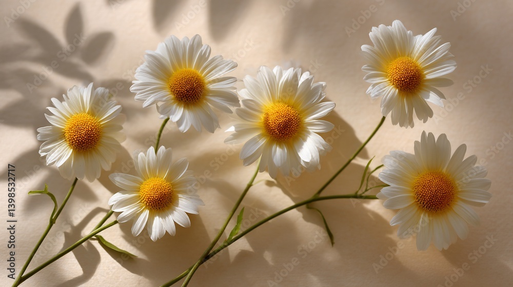 Fototapeta premium Daisies in Soft Light
