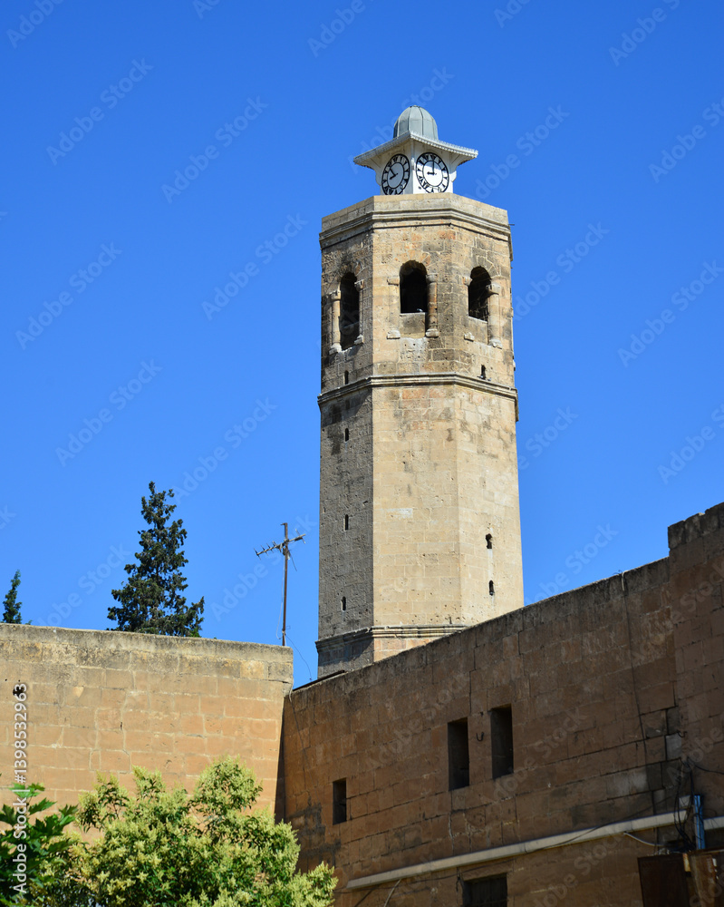 The Grand Mosque in Sanliurfa, Turkey, was built during the Ottoman period. The Grand Mosque in Sanliurfa, Turkey, was built during the Ottoman period.
