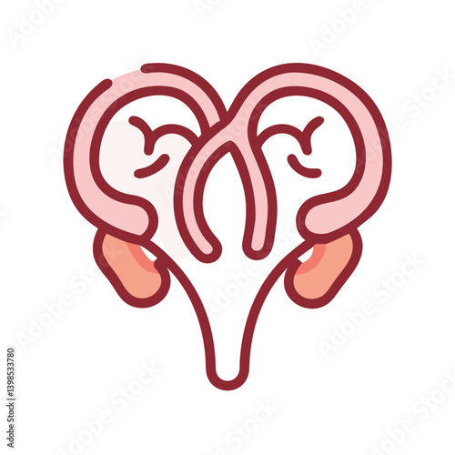  Ventricles Medical Anatomy Icon