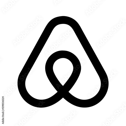 airbnb  vector flat icon