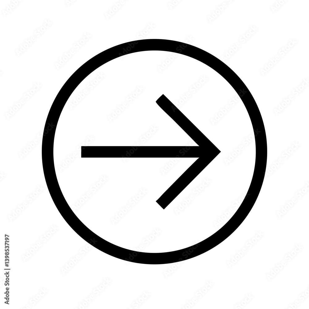 angle circle right vector flat icon angle circle right vector flat icon