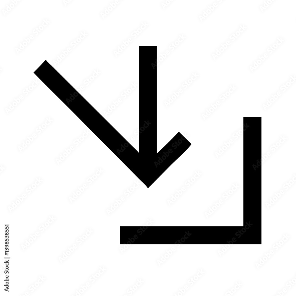 angle down glyph flat vector icon angle down glyph flat vector icon