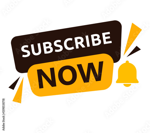Subscribe buttons. Video channel interacting UI element with different design template, subscription logo design. Vector illustration online education subscriber and social media icon subscribing26.ai