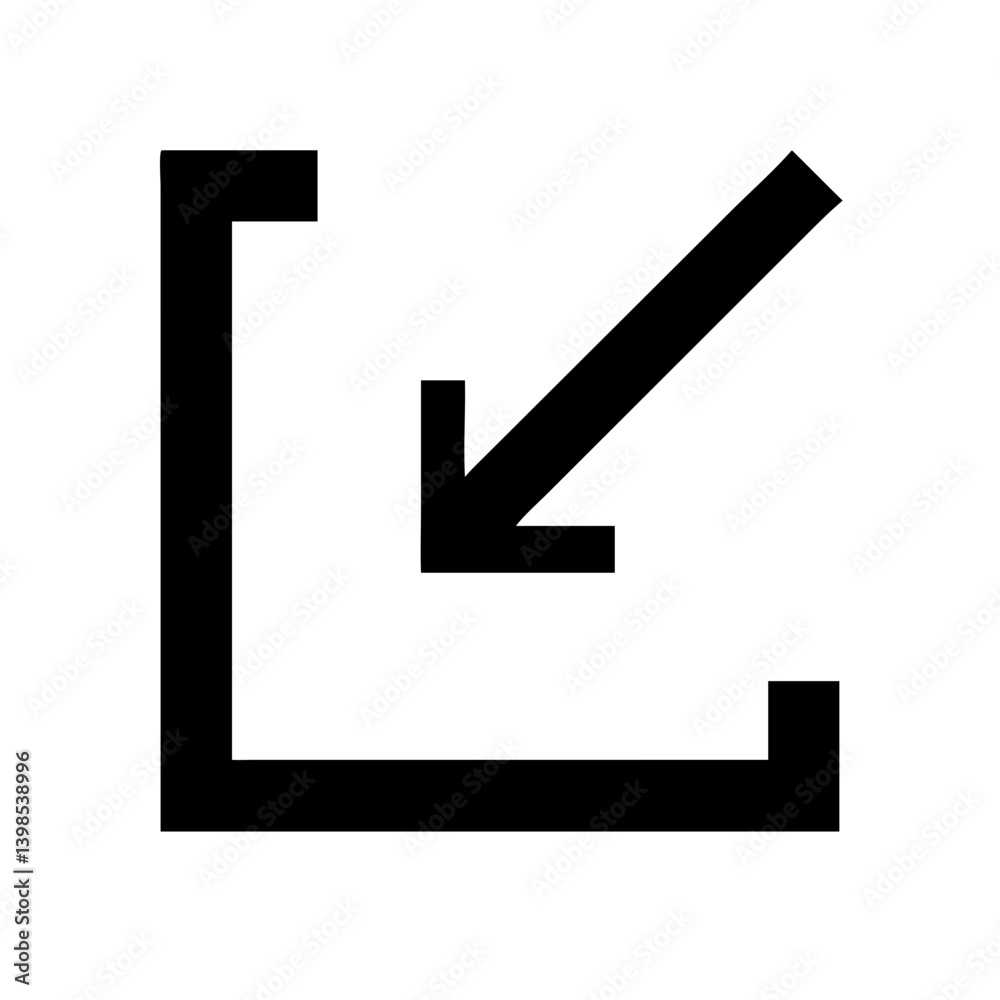 angle small down vector flat icon angle small down vector flat icon