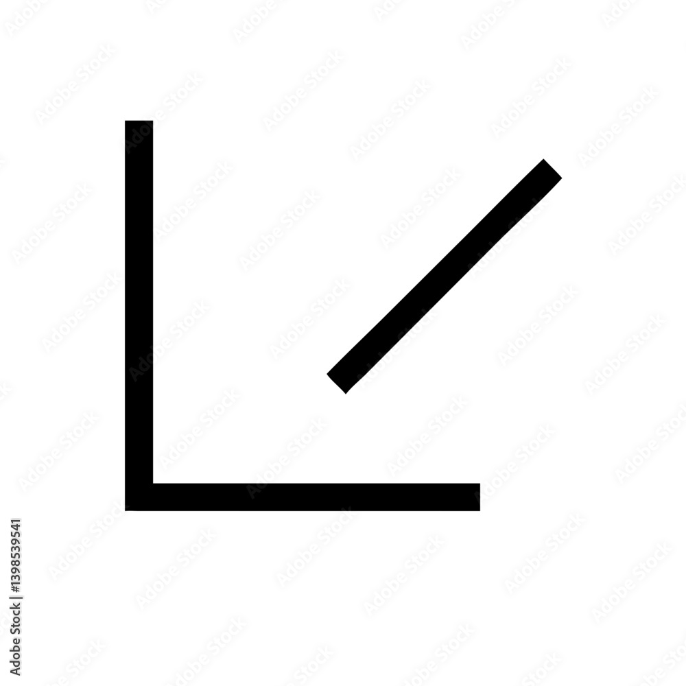 angle small left vector flat icon angle small left vector flat icon
