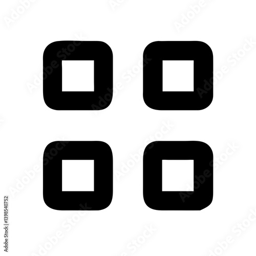 apps sort glyph  vector flat icon