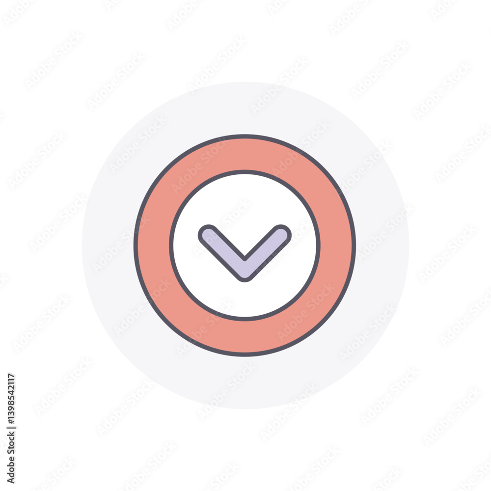 CHEVRON vector icon stock illustration CHEVRON vector icon stock illustration