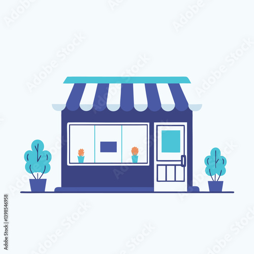 Small Storefront Icon for Local Business Use