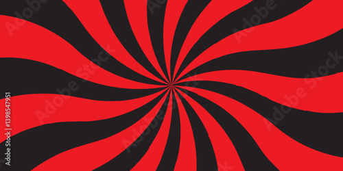 Modern retro vintage sunburst sunrise sunbeam element spiral striped. Spiral starburst and striped pattern abstract geometric retro sunrays line wavy texture.