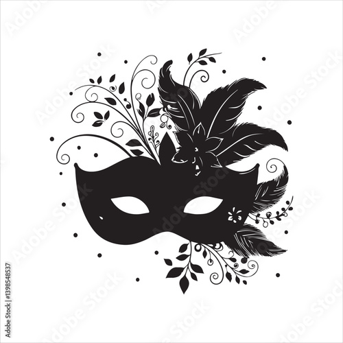 Venetian masks Vector.