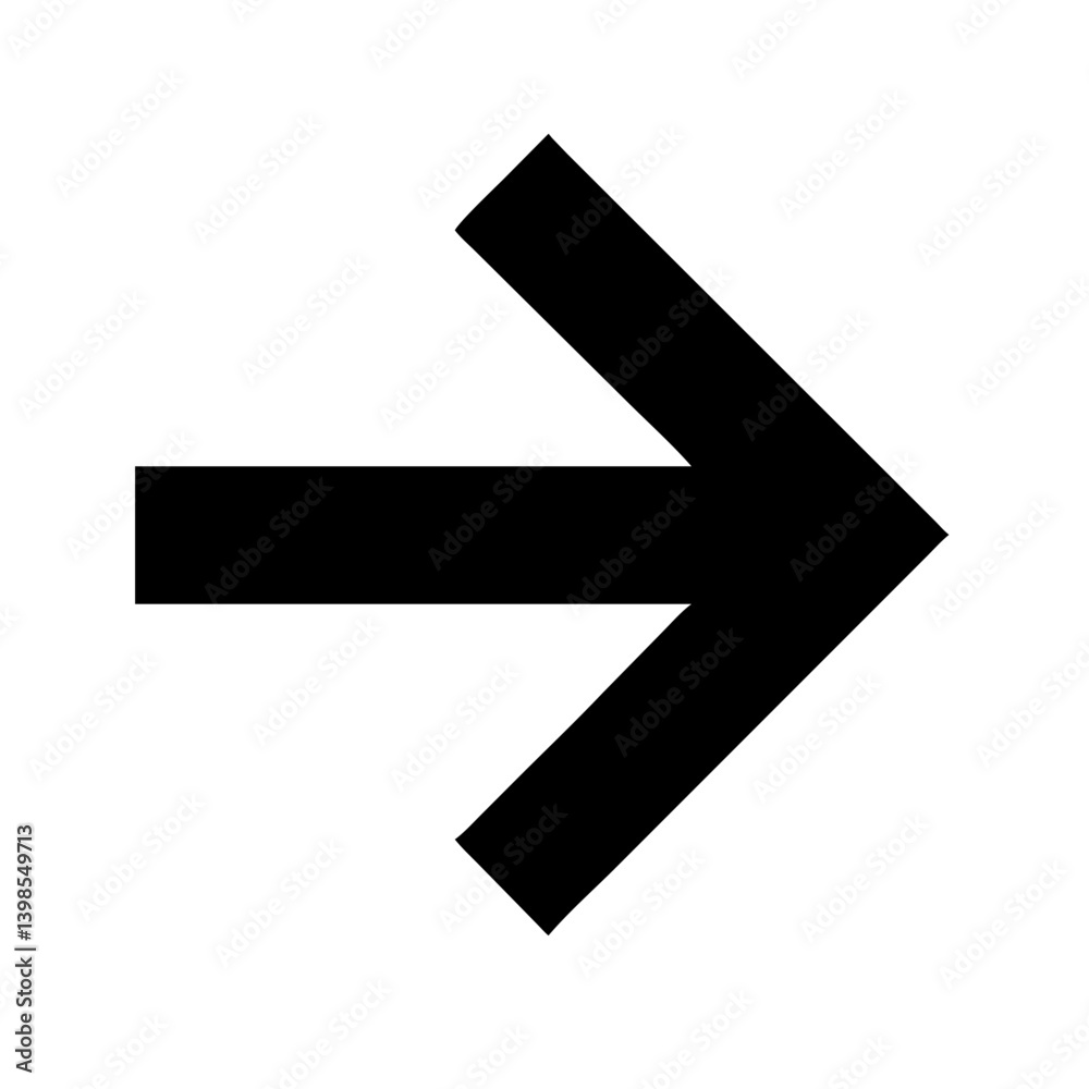 arrow right free interface icon glyph vector flat icon arrow right free interface icon glyph vector flat icon