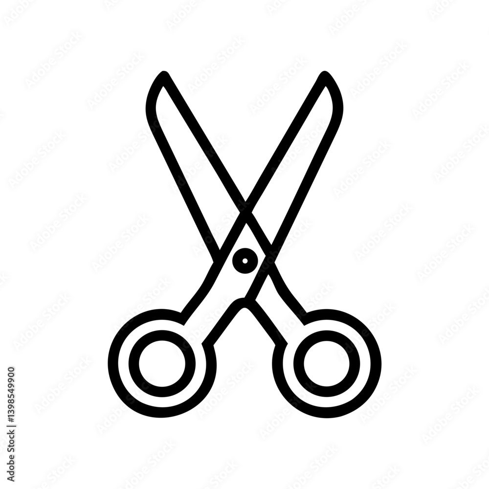 Scissors Icon for Creativity and Crafting Topics Scissors Icon for Creativity and Crafting Topics