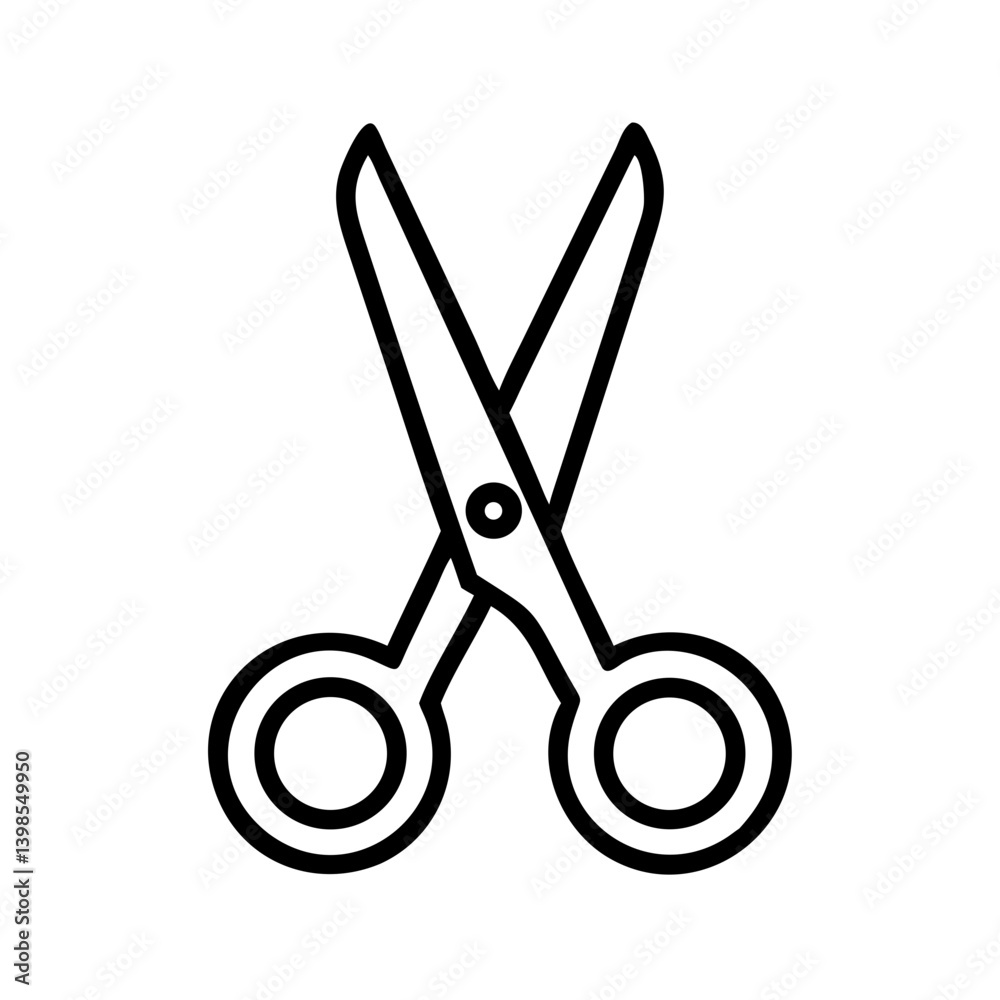 Scissors Icon for Creativity and Crafting Topics Scissors Icon for Creativity and Crafting Topics