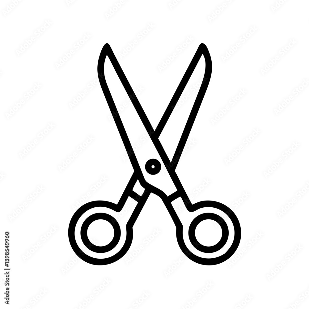 Scissors Icon for Creativity and Crafting Topics Scissors Icon for Creativity and Crafting Topics