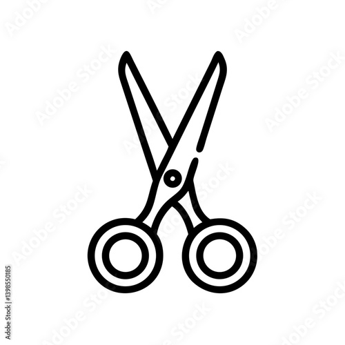 Scissors Icon for Creativity and Crafting Topics