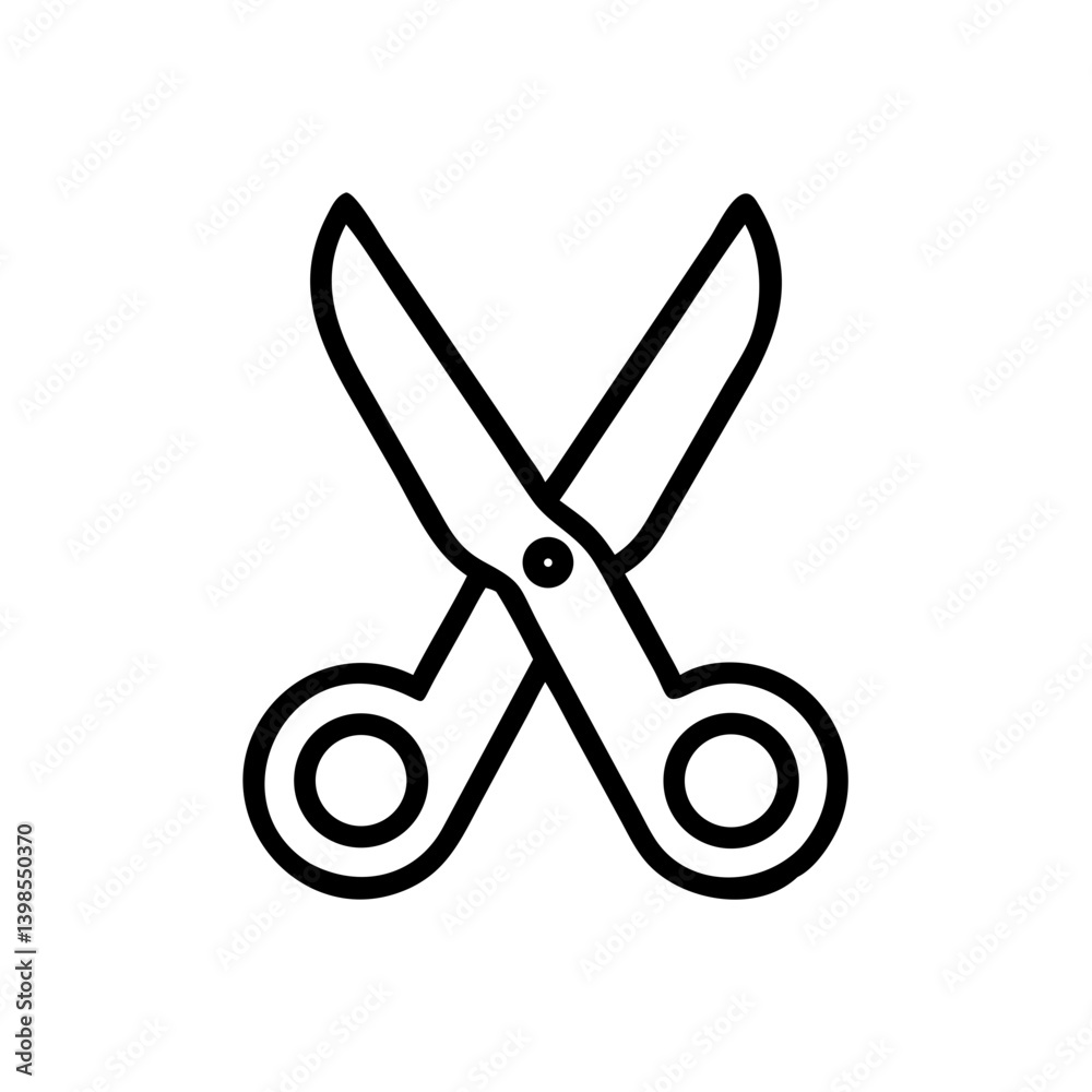 Scissors Icon for Creativity and Crafting Topics Scissors Icon for Creativity and Crafting Topics