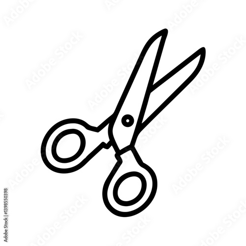 Scissors Icon for Creativity and Crafting Topics
