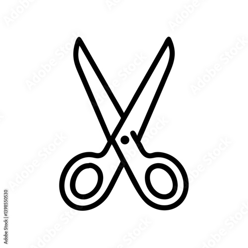 Scissors Icon for Creativity and Crafting Topics