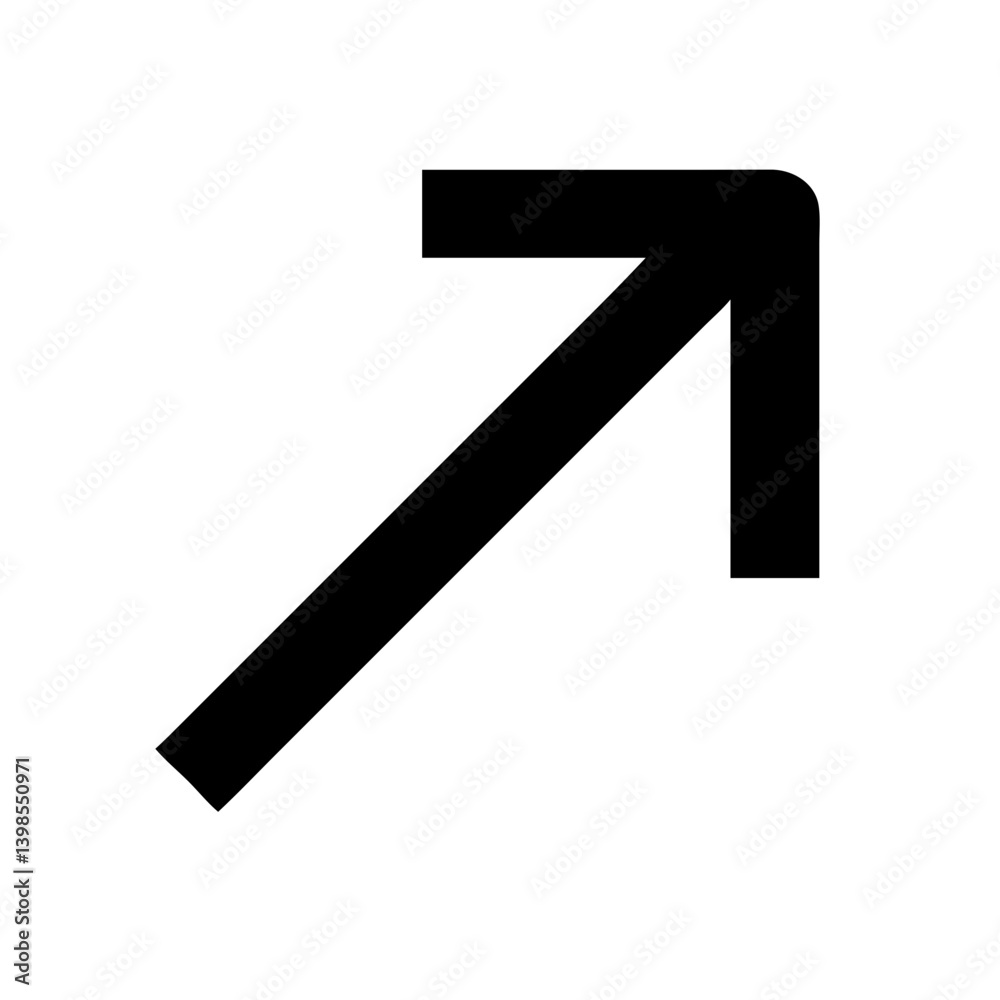 arrow up left vector flat icon arrow up left vector flat icon