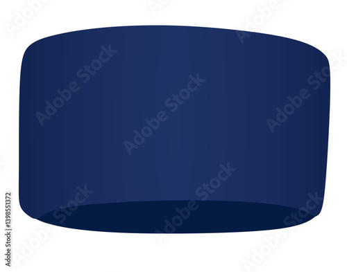 Blue  hand sweatband. vector illustration
