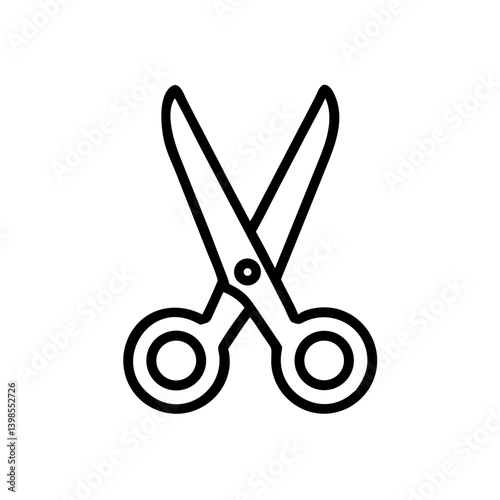 Scissors Icon for Creativity and Crafting Topics