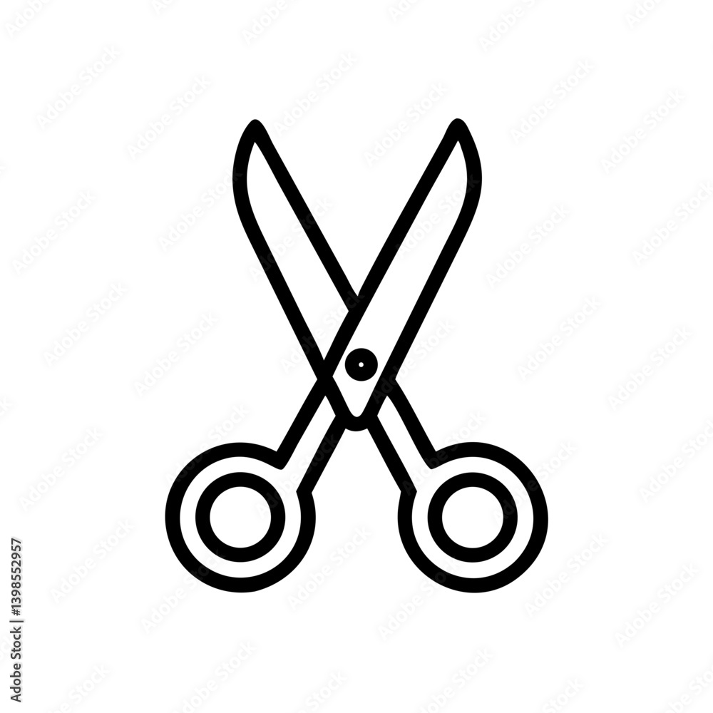 Scissors Icon for Creativity and Crafting Topics Scissors Icon for Creativity and Crafting Topics