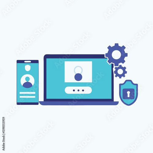 Cybersecurity Login Screen for Public Networks