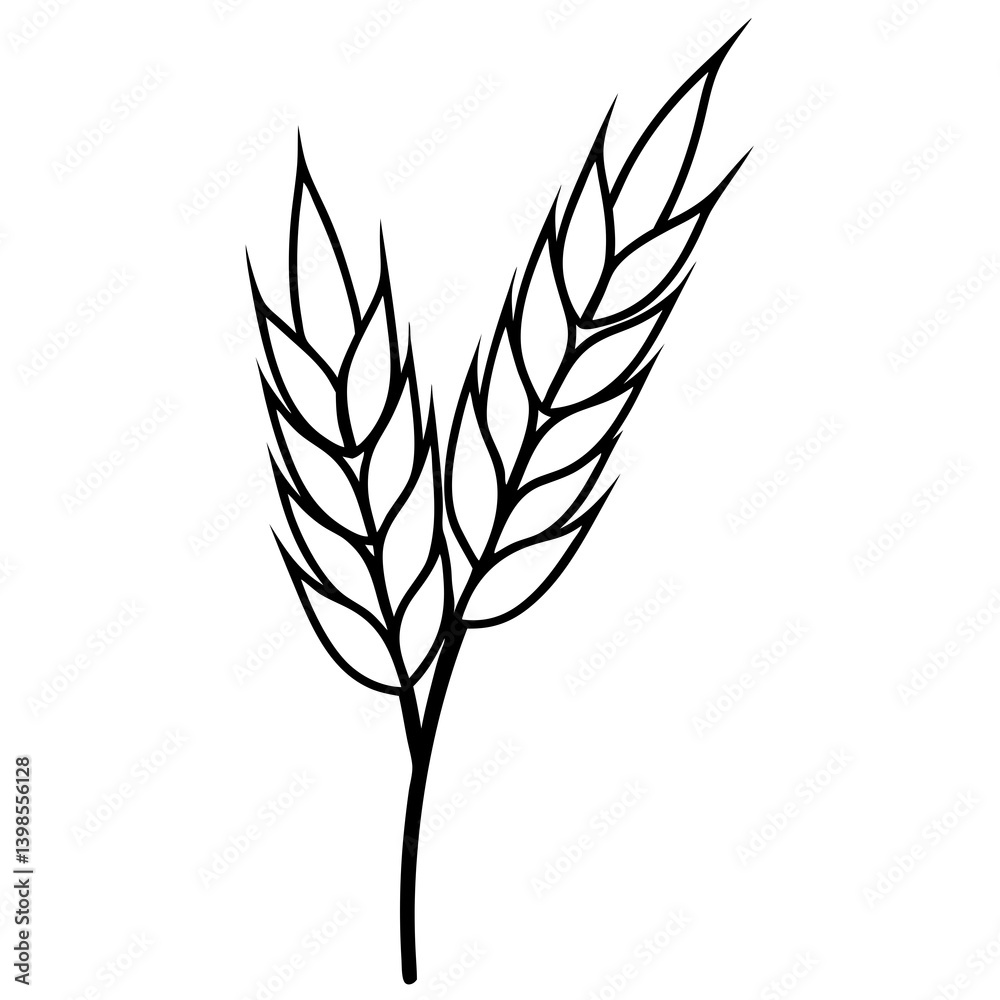 Wheat Stalk a premium AI-generated simple vector icon with an agriculture
Wheat Stalk a premium AI-generated simple vector icon with an agriculture