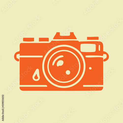 Elegant Camera Line Art for Creative Projects

