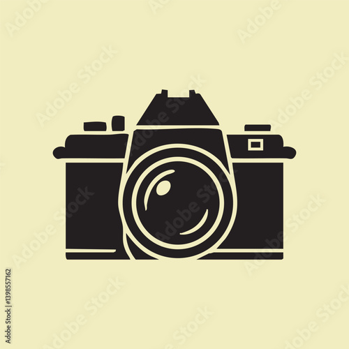 retro camera vector illustration