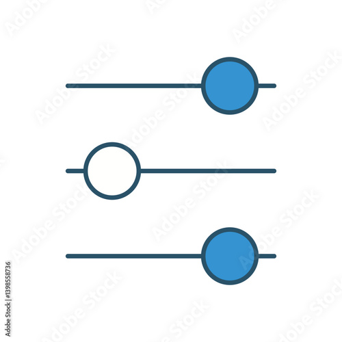 SETTING vector icon stock illustration