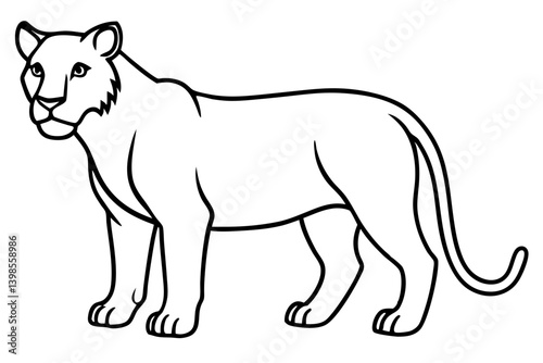 Wild Liger Linework