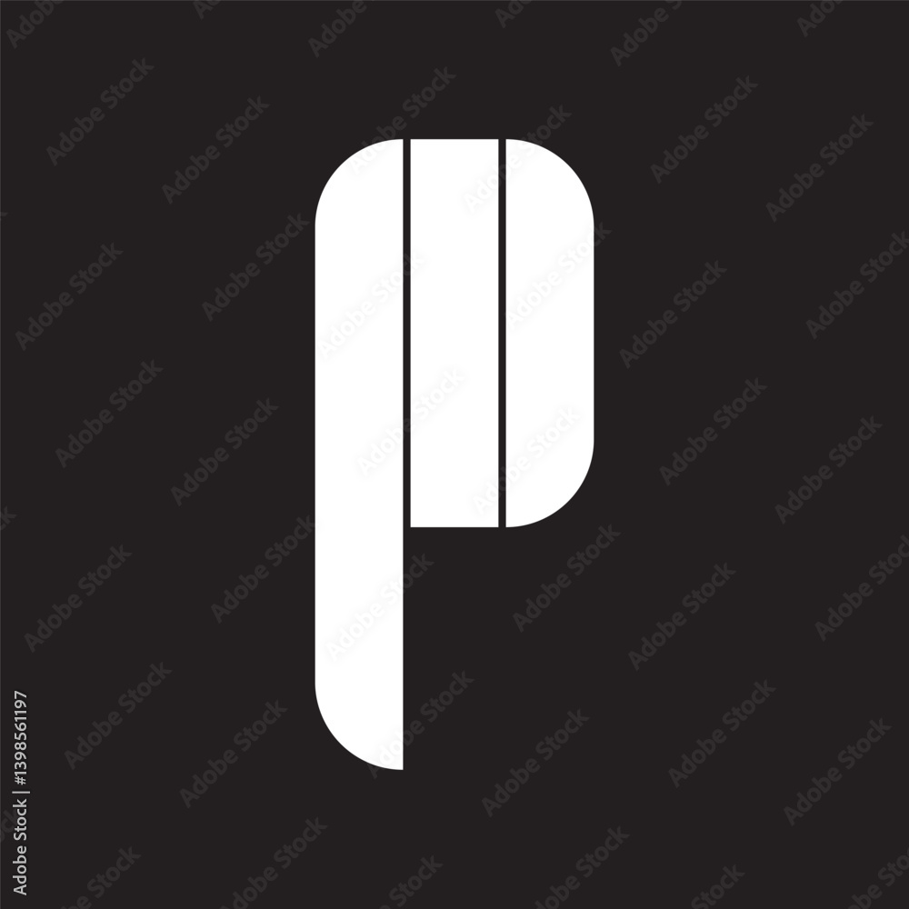 P letter logo icon vector illustration template design P letter logo icon vector illustration template design