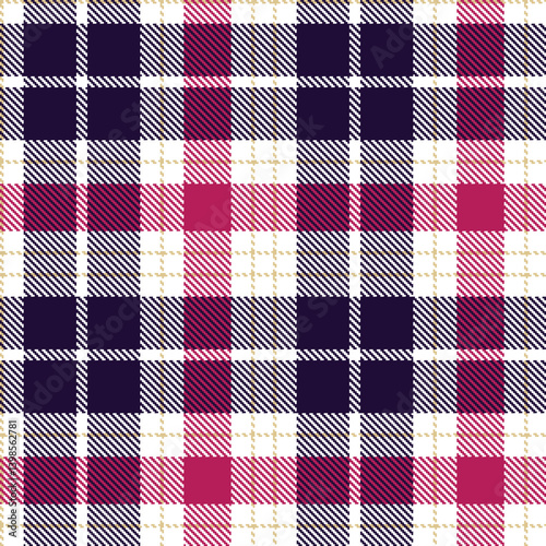 Wallpaper Mural Pastel white and Autumn very light brown Seamless Tartan Textile Design Torontodigital.ca