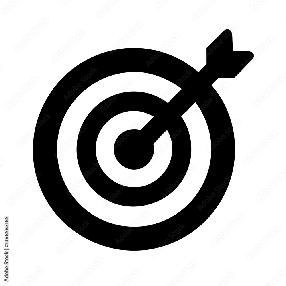 bullseye vector flat icon bullseye vector flat icon
