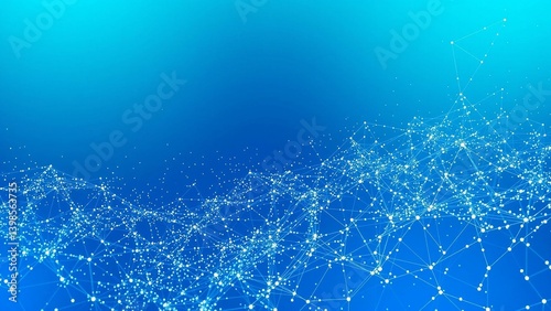 Dynamic Abstract Network A Mesmerizing Journey Through Color and Connectivity